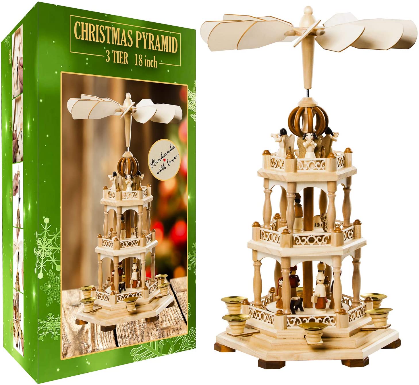 German Christmas Pyramid Kit - KibrisPDR