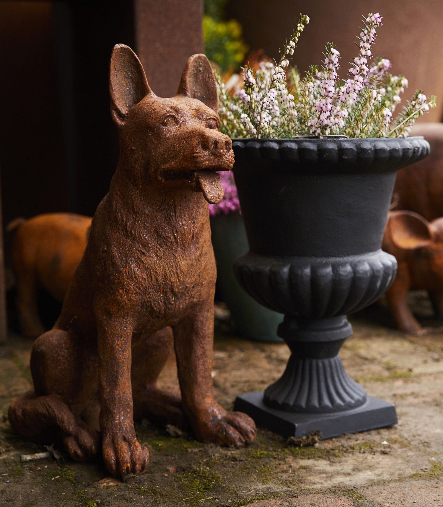 Detail German Shepherd Angel Statue Nomer 27