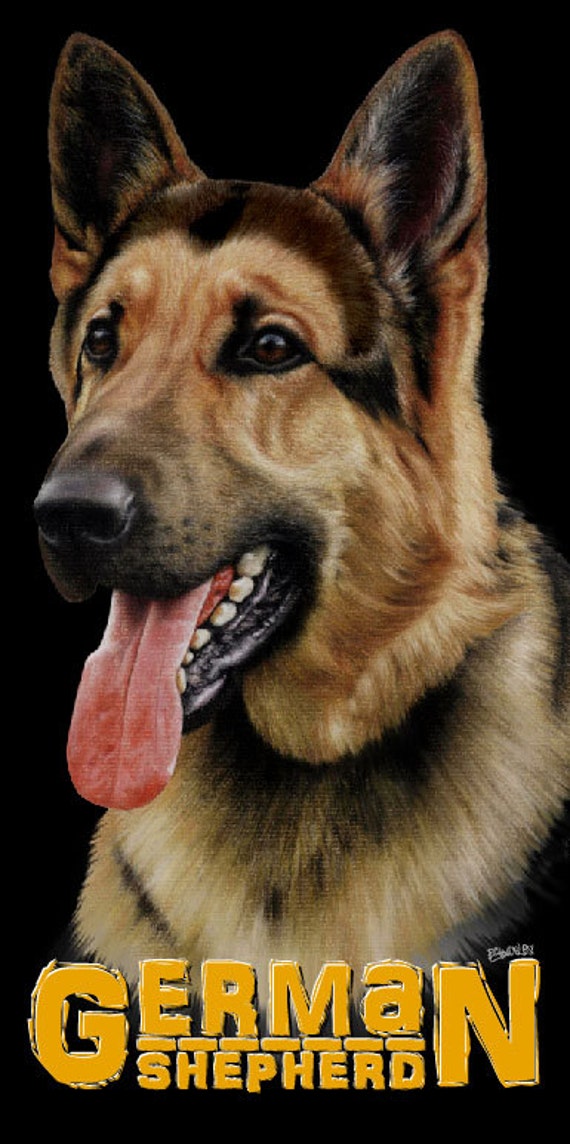 German Shepherd Beach Towel - KibrisPDR