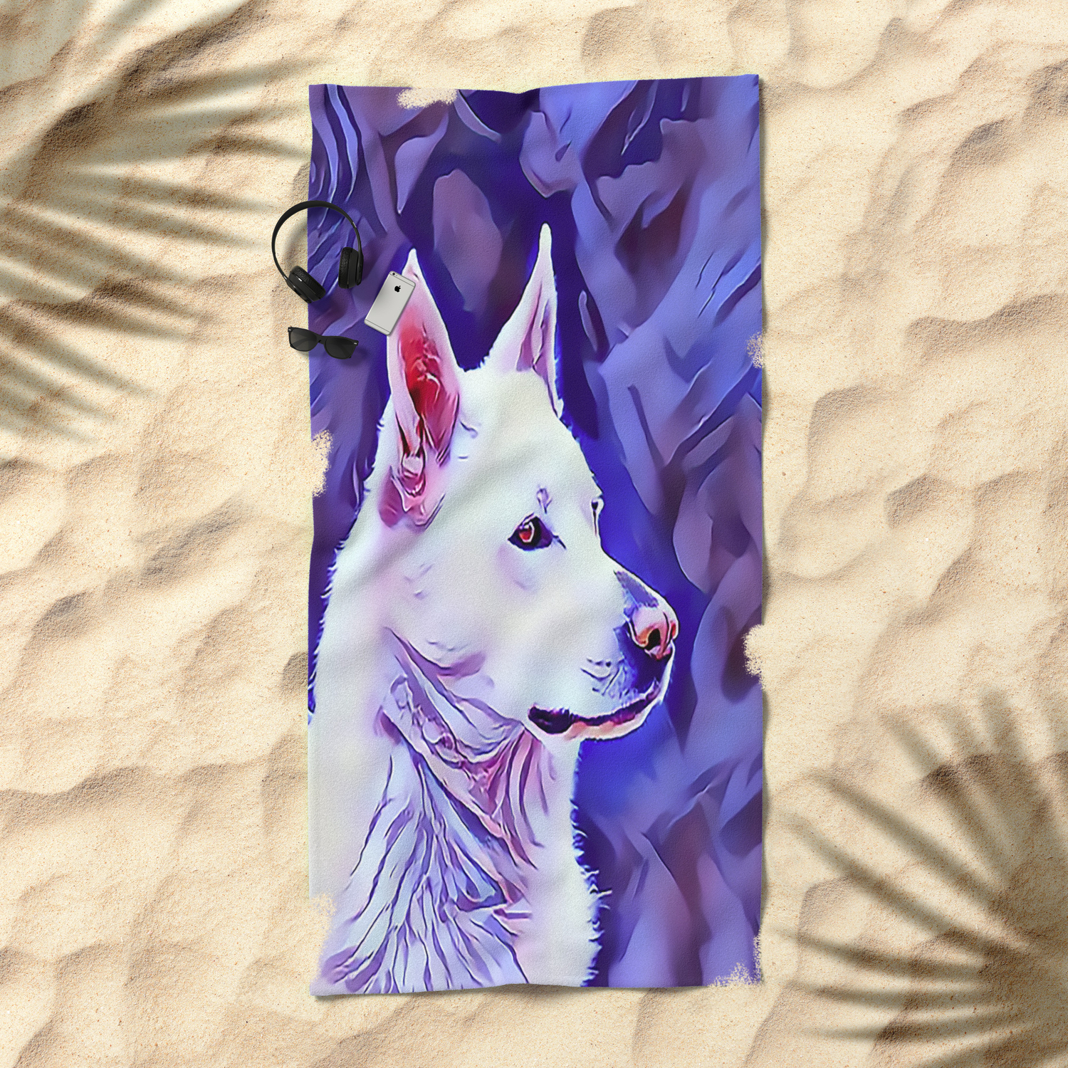 Detail German Shepherd Beach Towel Nomer 31