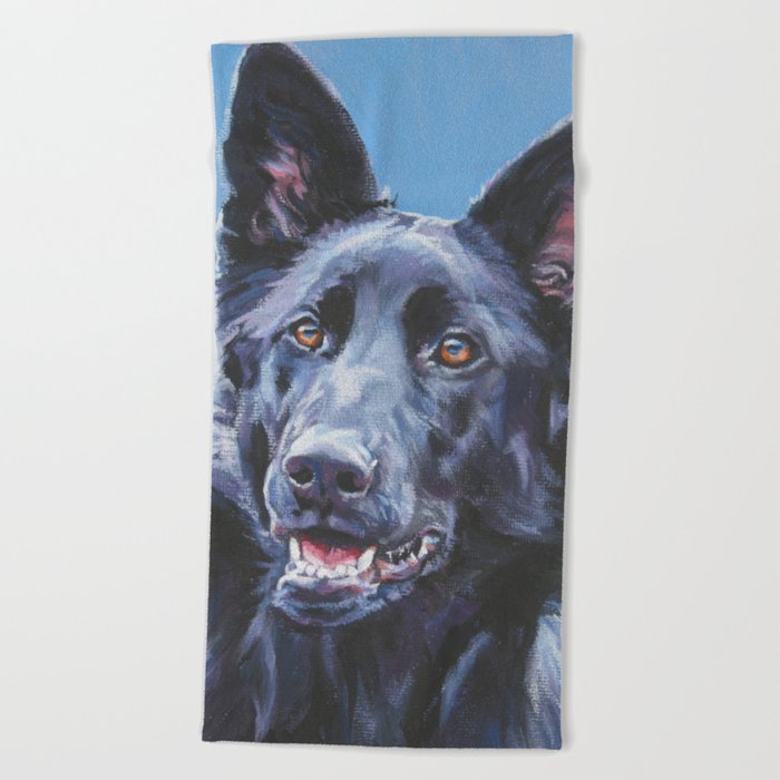 Detail German Shepherd Beach Towel Nomer 41