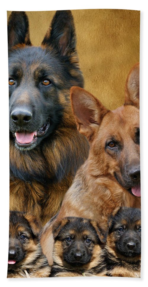 Detail German Shepherd Beach Towel Nomer 42