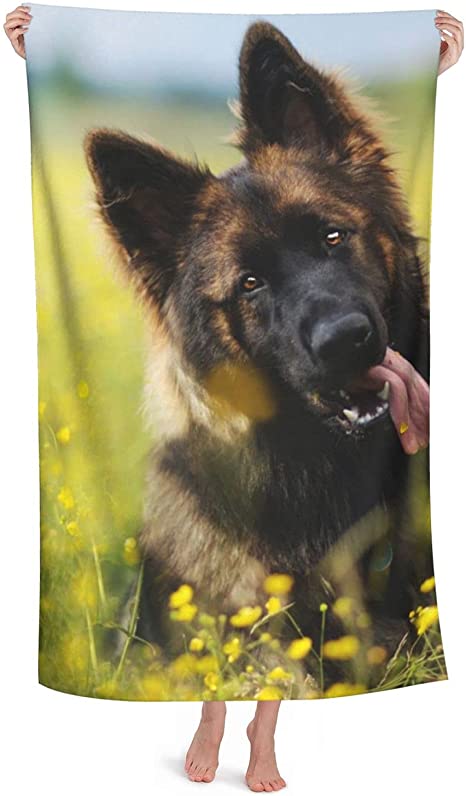 Detail German Shepherd Beach Towel Nomer 44