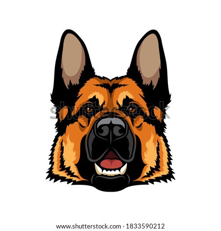 Detail German Shepherd Clipart Free Nomer 26