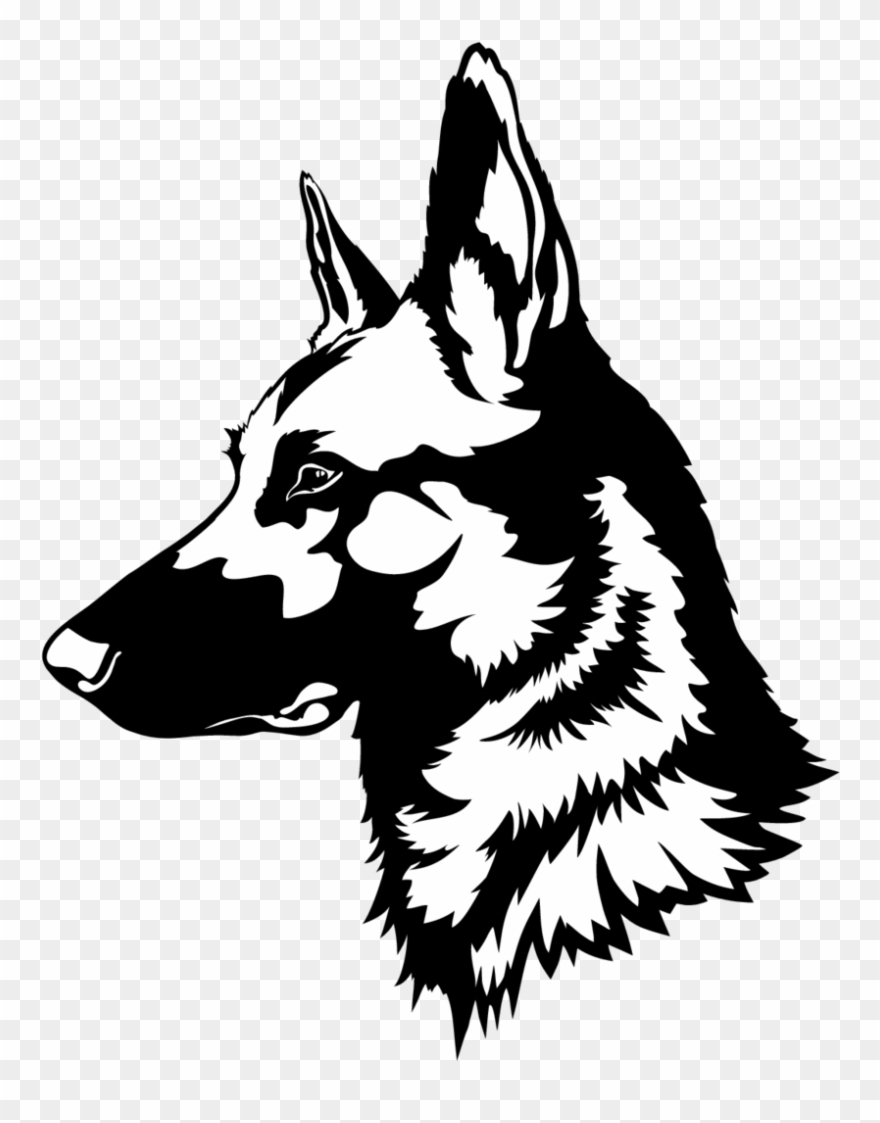 Detail German Shepherd Clipart Silhouette Nomer 21