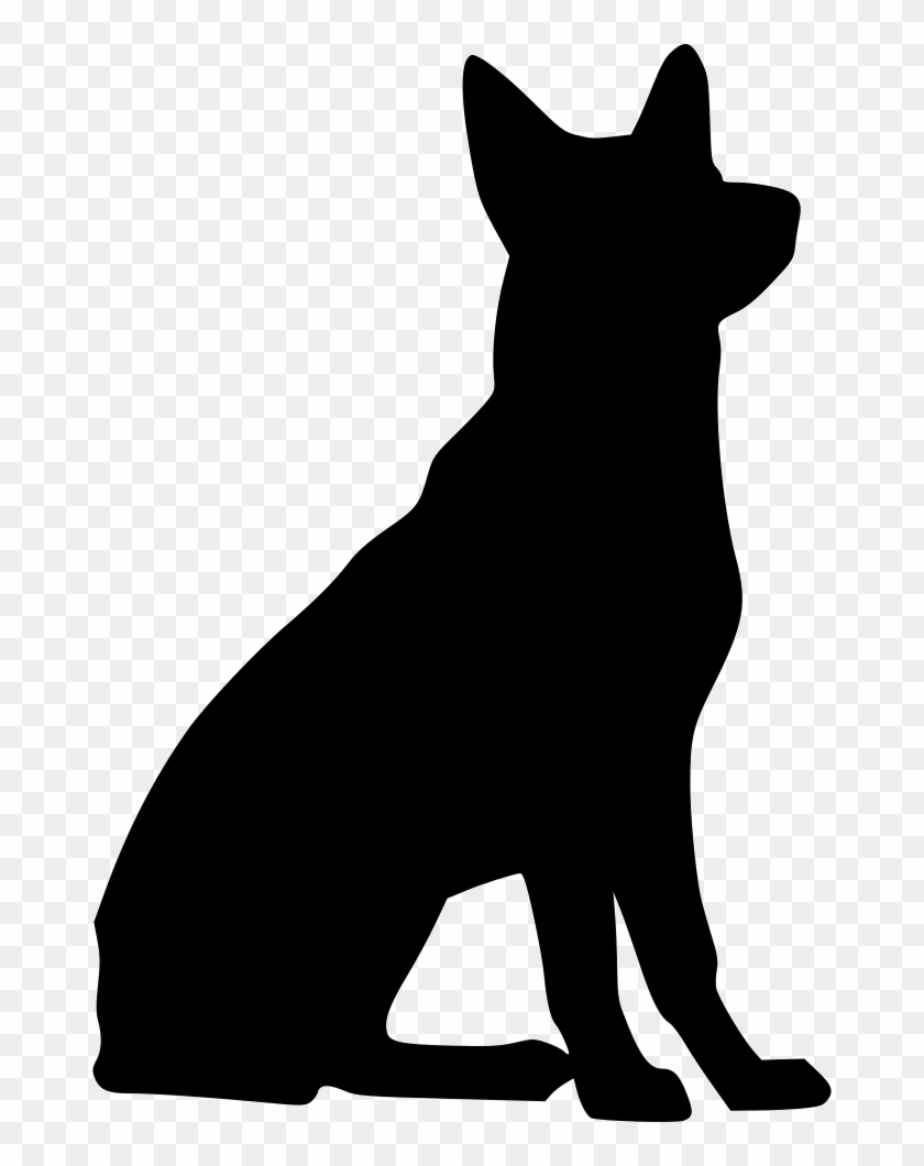 Detail German Shepherd Clipart Silhouette Nomer 6