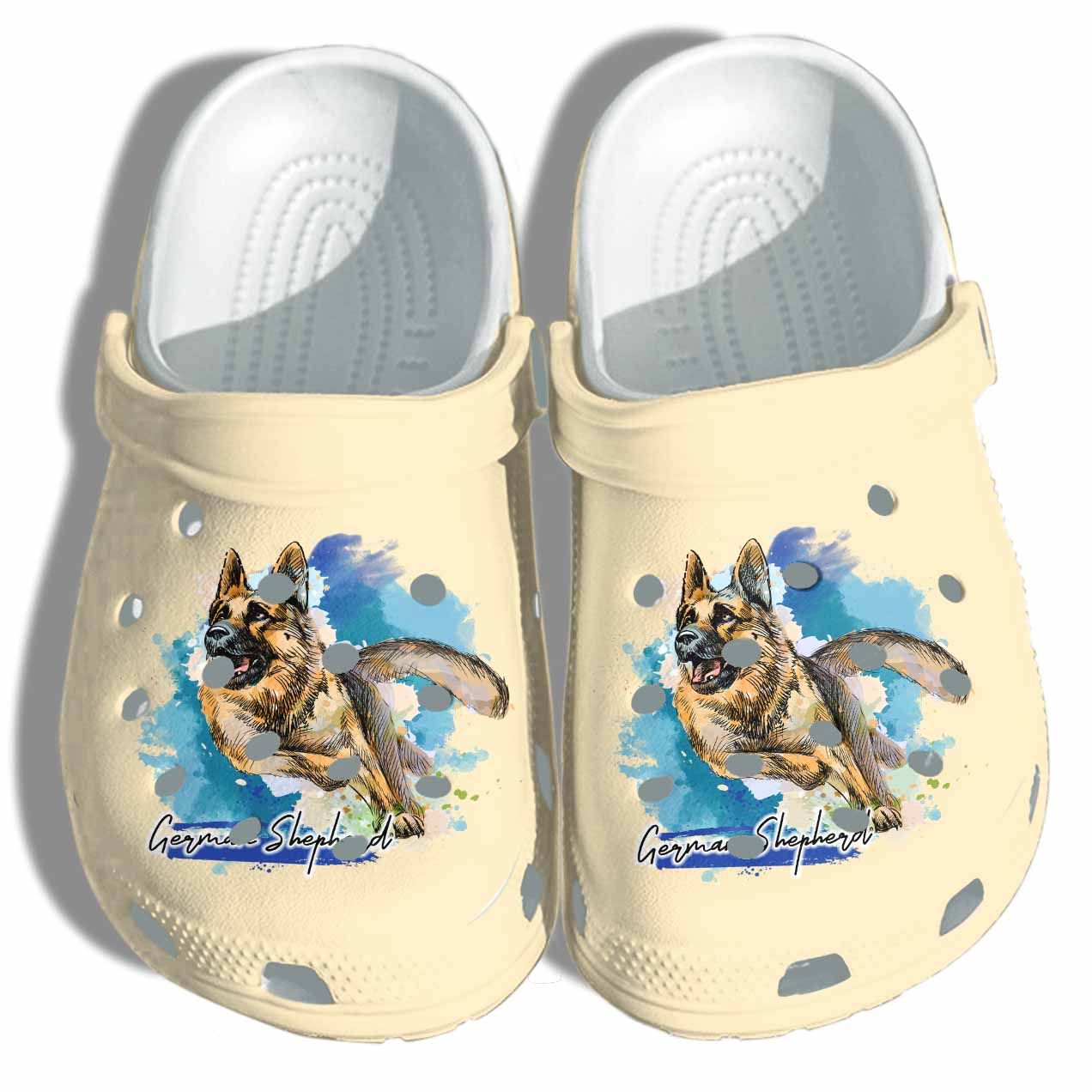 Detail German Shepherd Crocs Nomer 24