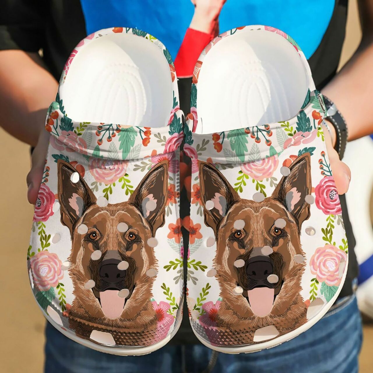 Detail German Shepherd Crocs Nomer 8