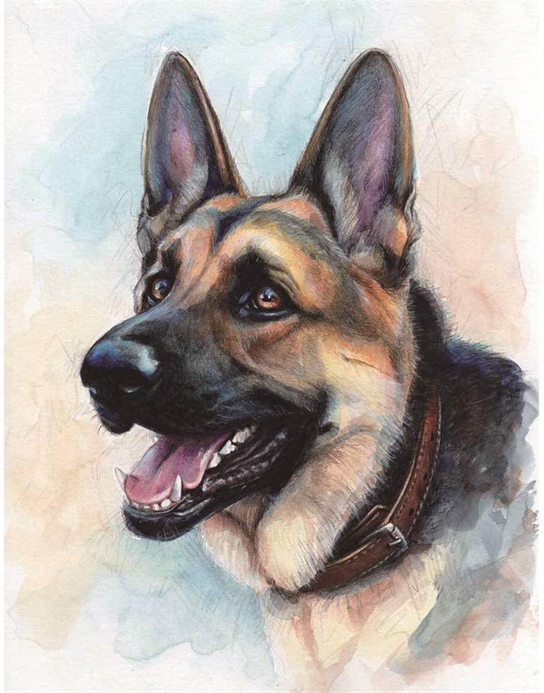 German Shepherd Diamond Painting - KibrisPDR