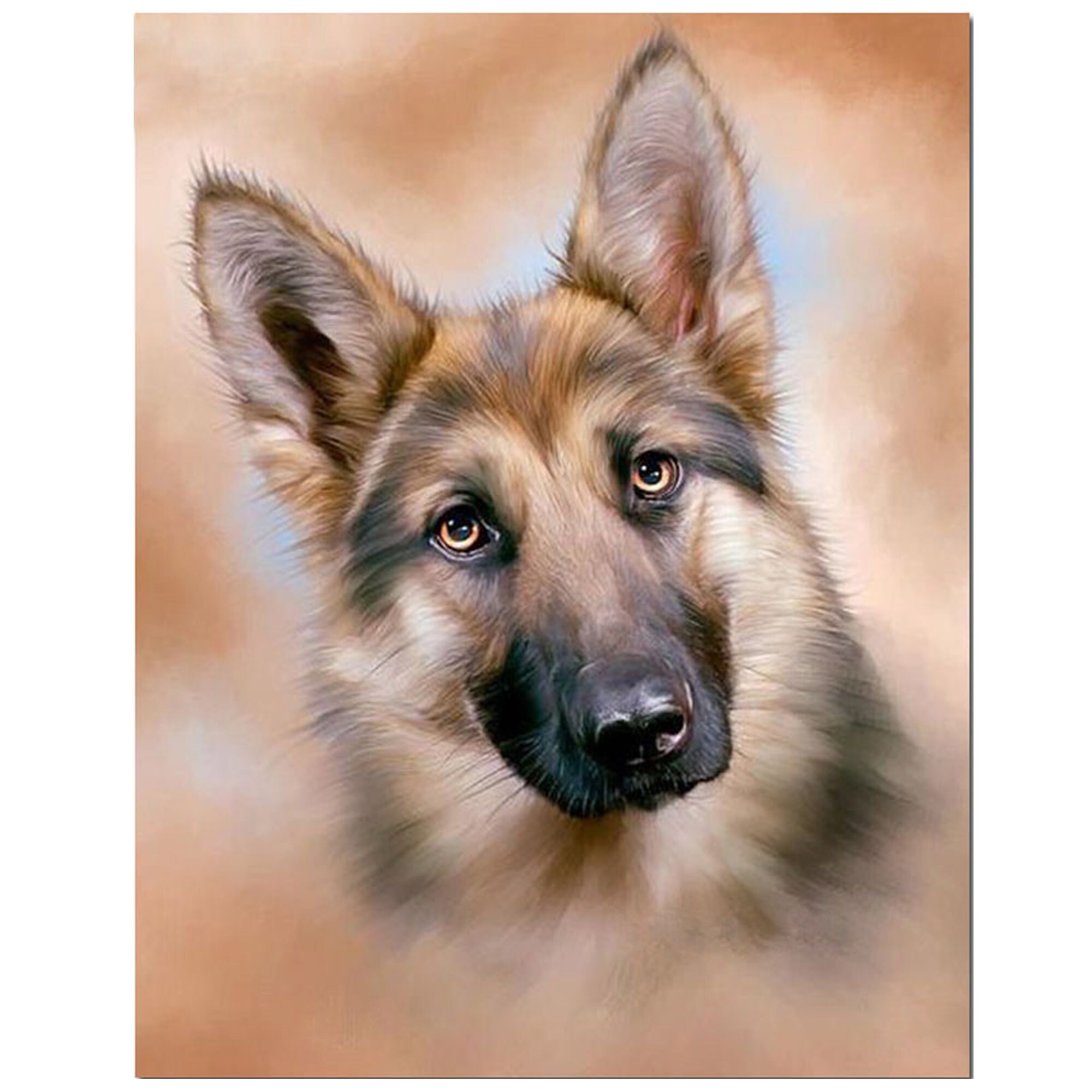 Download German Shepherd Diamond Painting Nomer 34