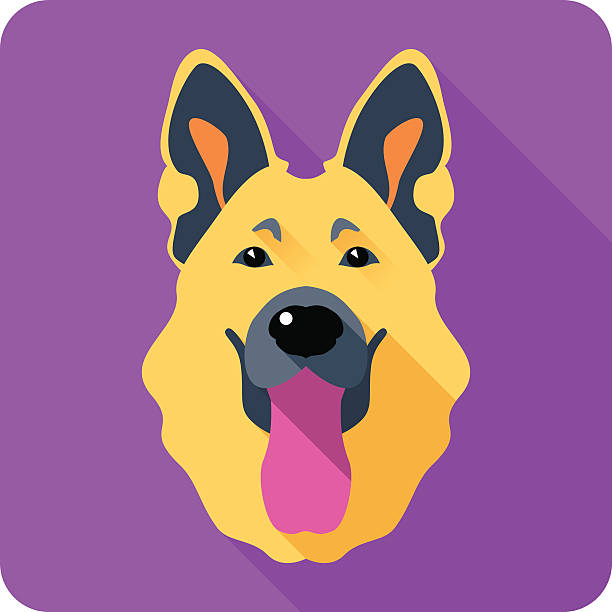 Detail German Shepherd Face Clipart Nomer 38