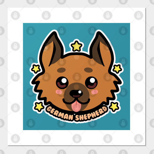 Detail German Shepherd Face Clipart Nomer 47