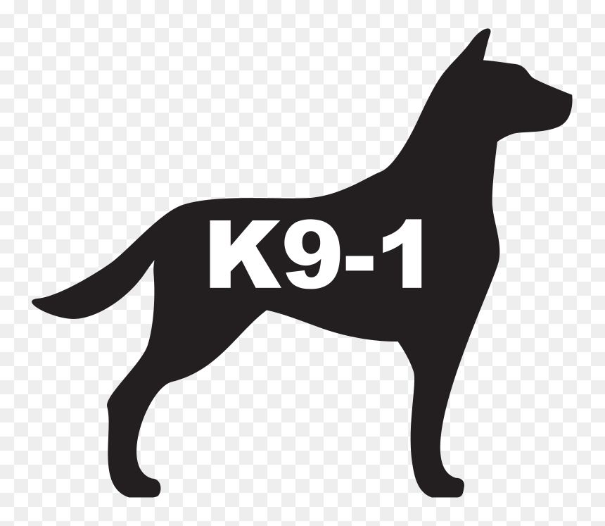 Detail German Shepherd Police Silhouette Nomer 34