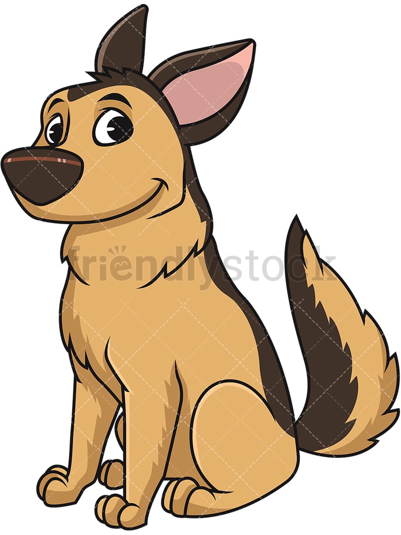 Detail German Shepherd Puppy Clipart Nomer 37