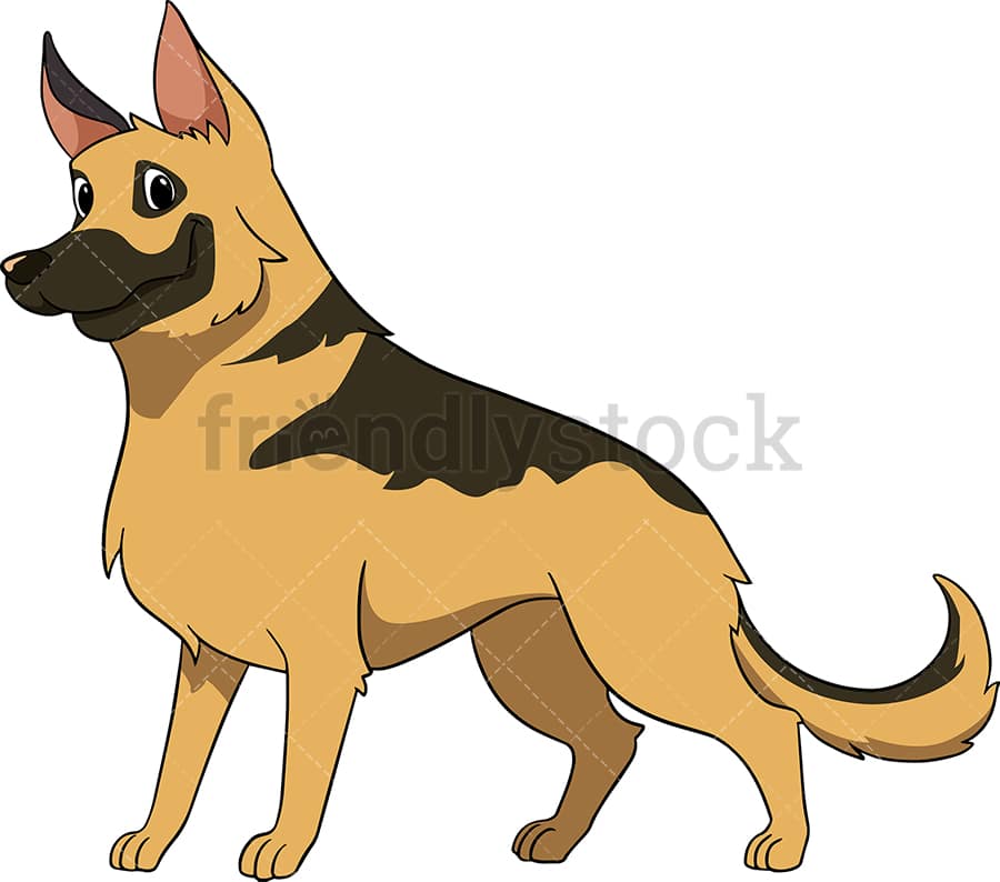 Detail German Shepherd Puppy Clipart Nomer 47