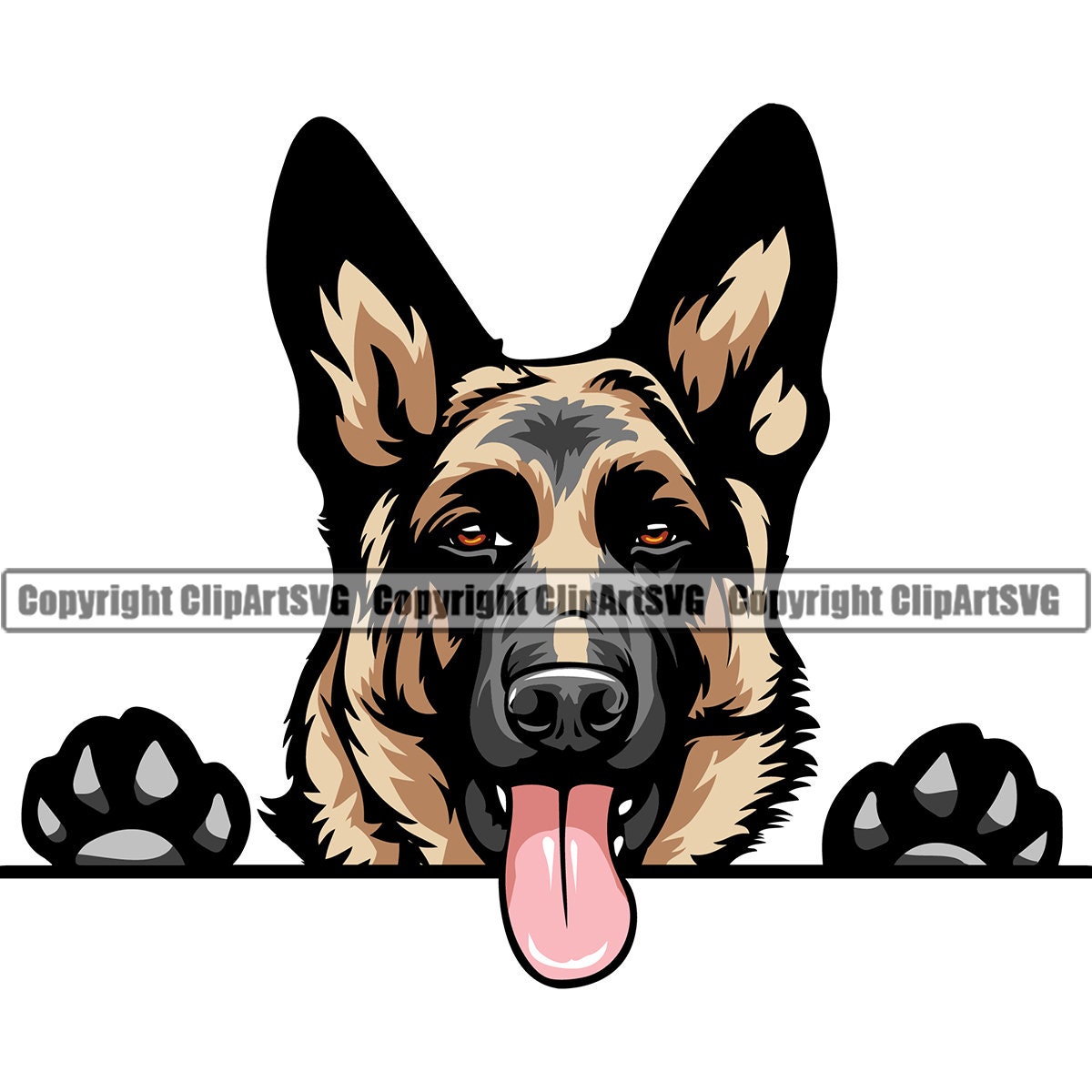 Detail German Shepherd Puppy Clipart Nomer 55