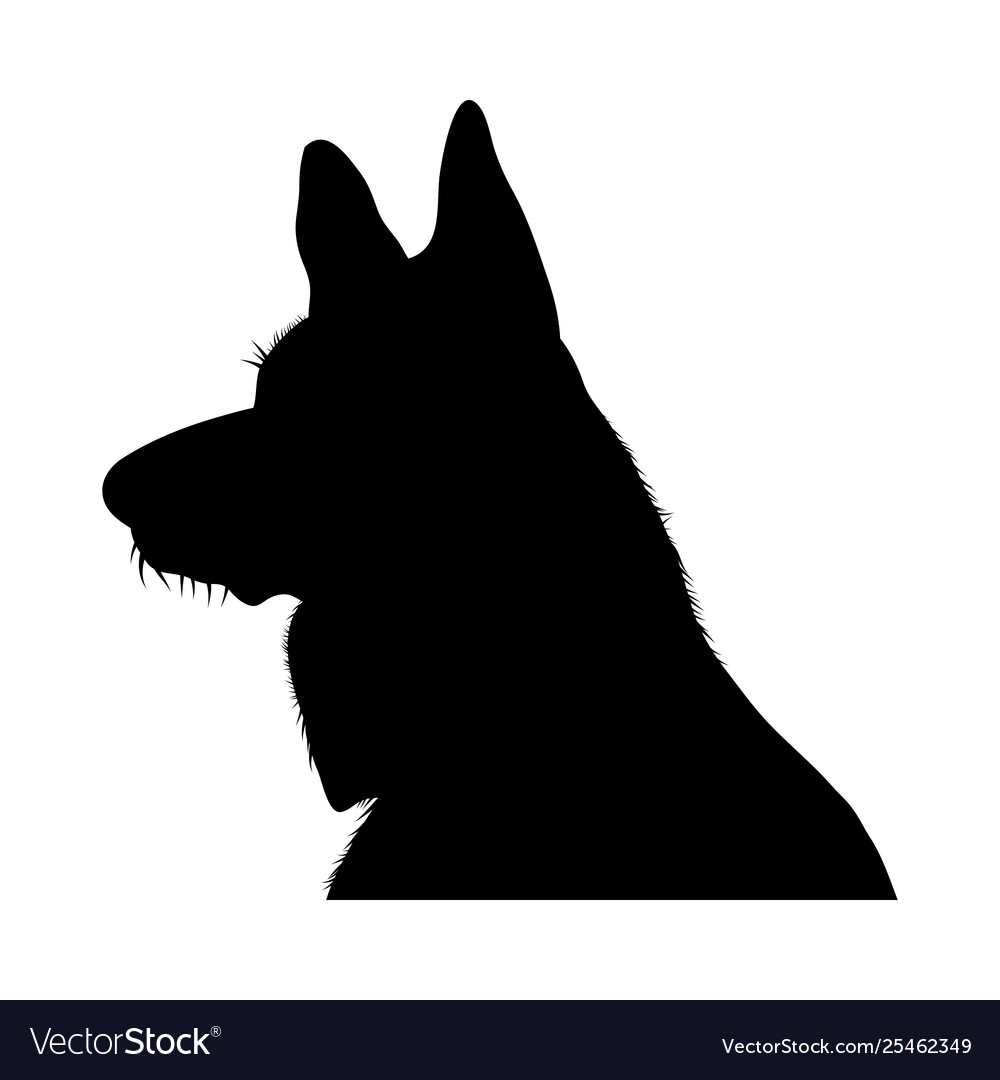 Detail German Shepherd Silhouette Free Nomer 46