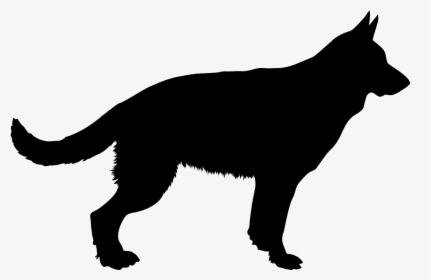 Detail German Shepherd Silhouette Png Nomer 2