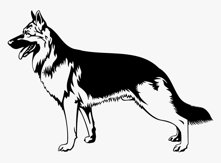 Detail German Shepherd Silhouette Png Nomer 10