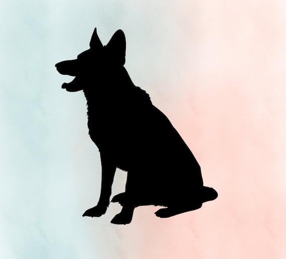 Detail German Shepherd Silhouette Png Nomer 21