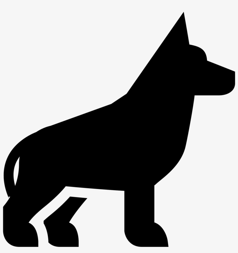 Detail German Shepherd Silhouette Png Nomer 26