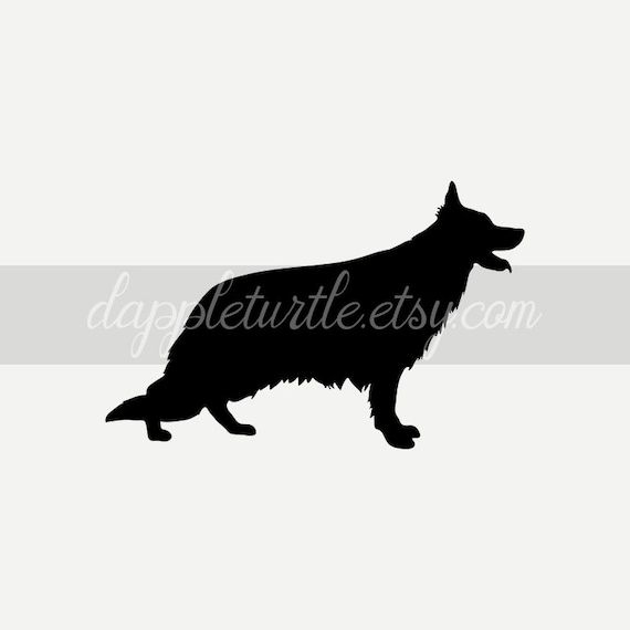 Detail German Shepherd Silhouette Png Nomer 38