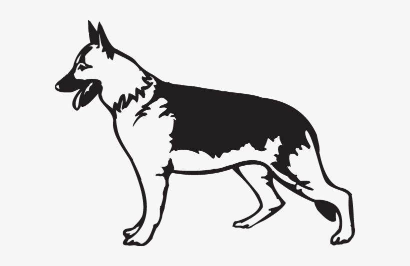 Detail German Shepherd Silhouette Png Nomer 40