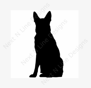 Detail German Shepherd Silhouette Png Nomer 47