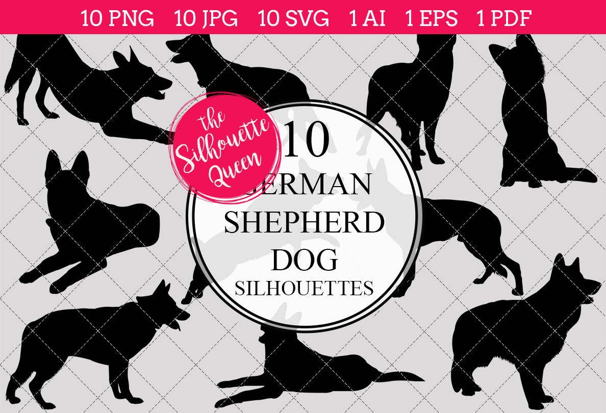 Detail German Shepherd Silhouette Png Nomer 48