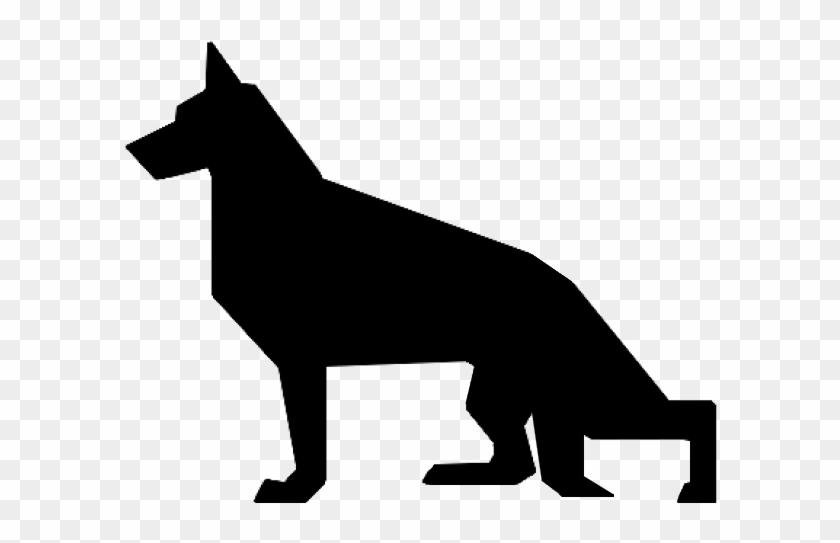 Download German Shepherd Silhouette Png Nomer 52