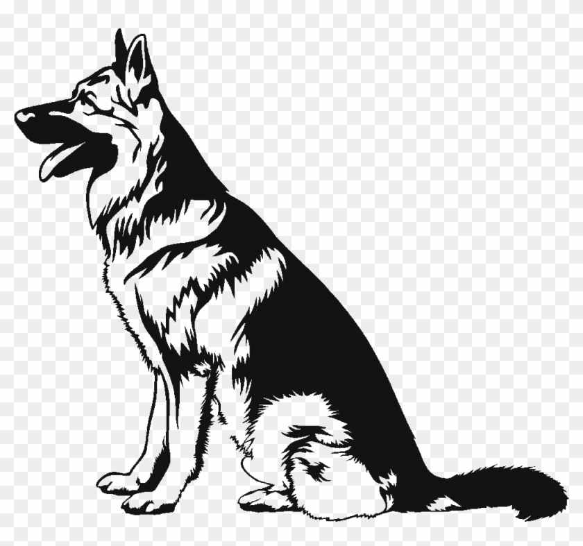 Detail German Shepherd Silhouette Png Nomer 8