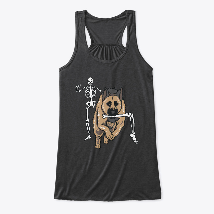 Detail German Shepherd Skeleton Halloween Nomer 14