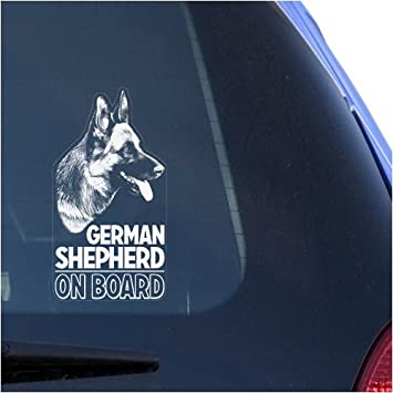 Detail German Shepherd Stickers For Car Windows Nomer 12