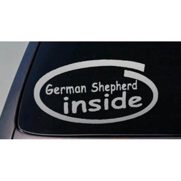 Detail German Shepherd Stickers For Car Windows Nomer 37