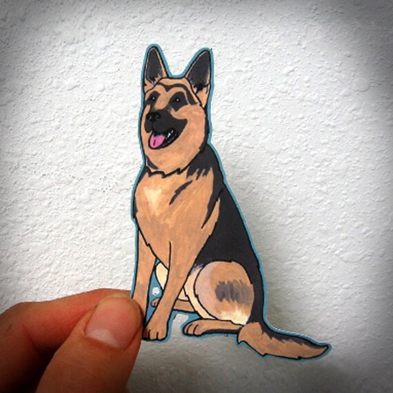 Detail German Shepherd Stickers For Car Windows Nomer 51