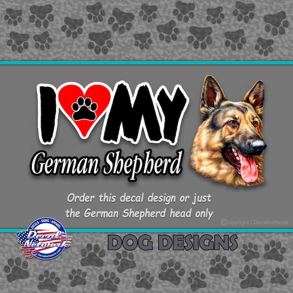 Detail German Shepherd Stickers For Car Windows Nomer 52