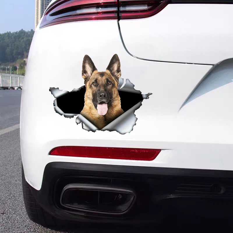 Detail German Shepherd Window Sticker Nomer 57