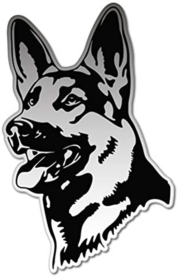 Detail German Shepherd Window Stickers Nomer 9