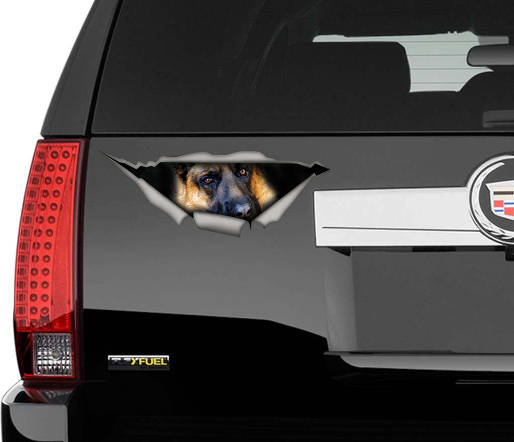 Detail German Shepherd Window Stickers Nomer 21