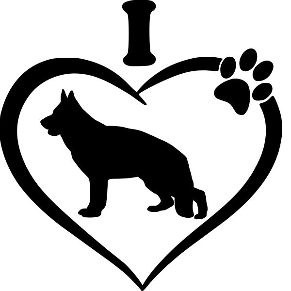 Detail German Shepherd Window Stickers Nomer 7