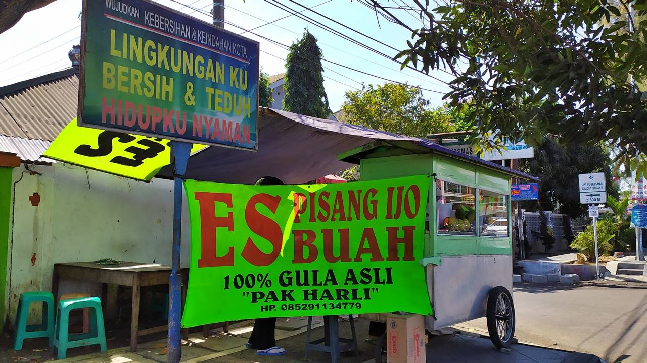 Detail Gerobak Es Pisang Ijo Nomer 7