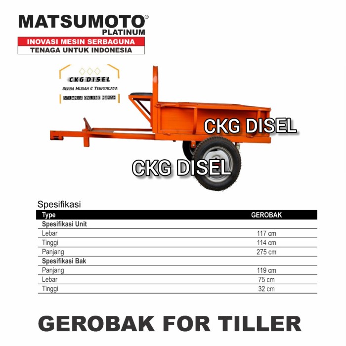 Detail Gerobak Traktor Tangan Nomer 29