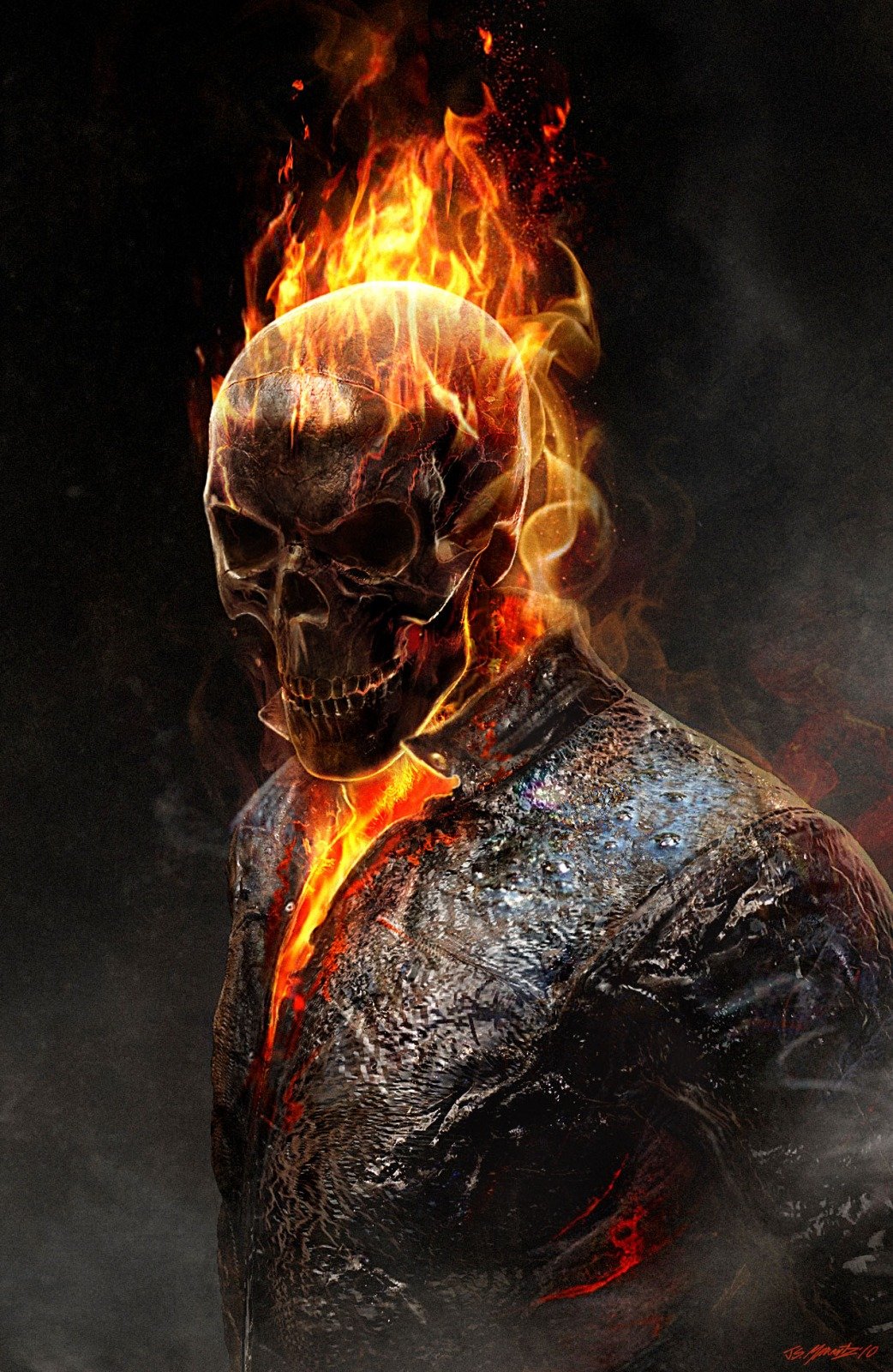 Detail Ghost Rider Hd Wallpaper Nomer 12