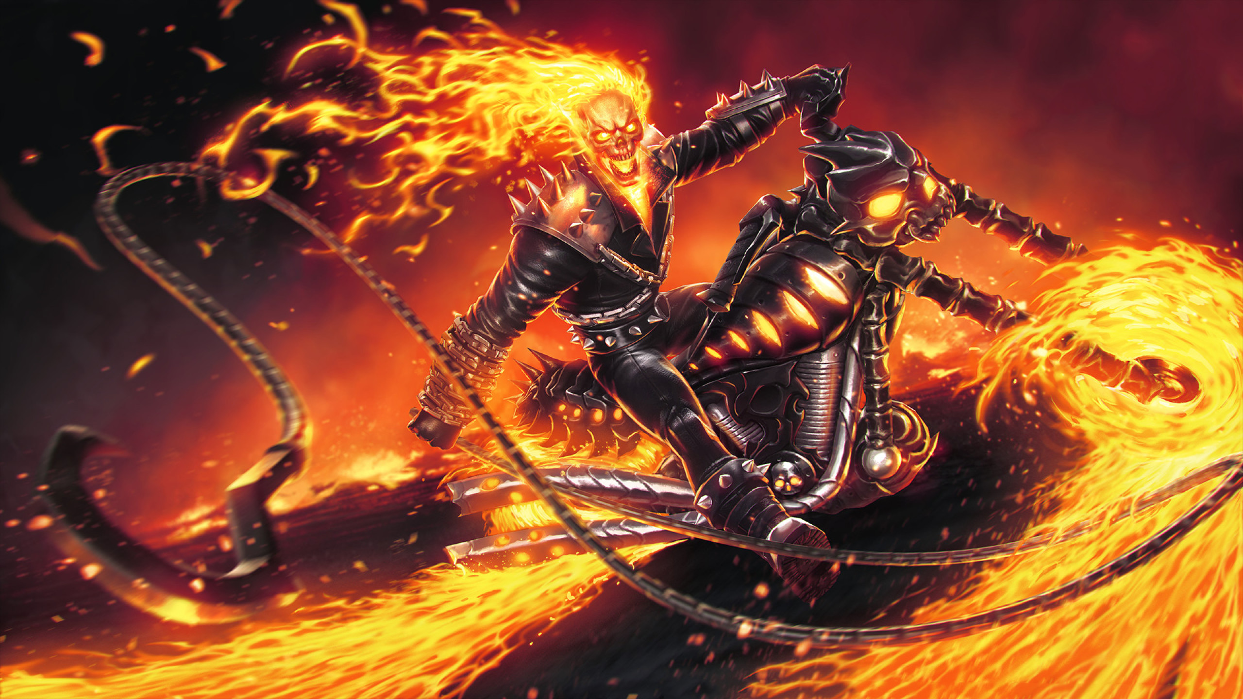 Detail Ghost Rider Hd Wallpaper Nomer 18