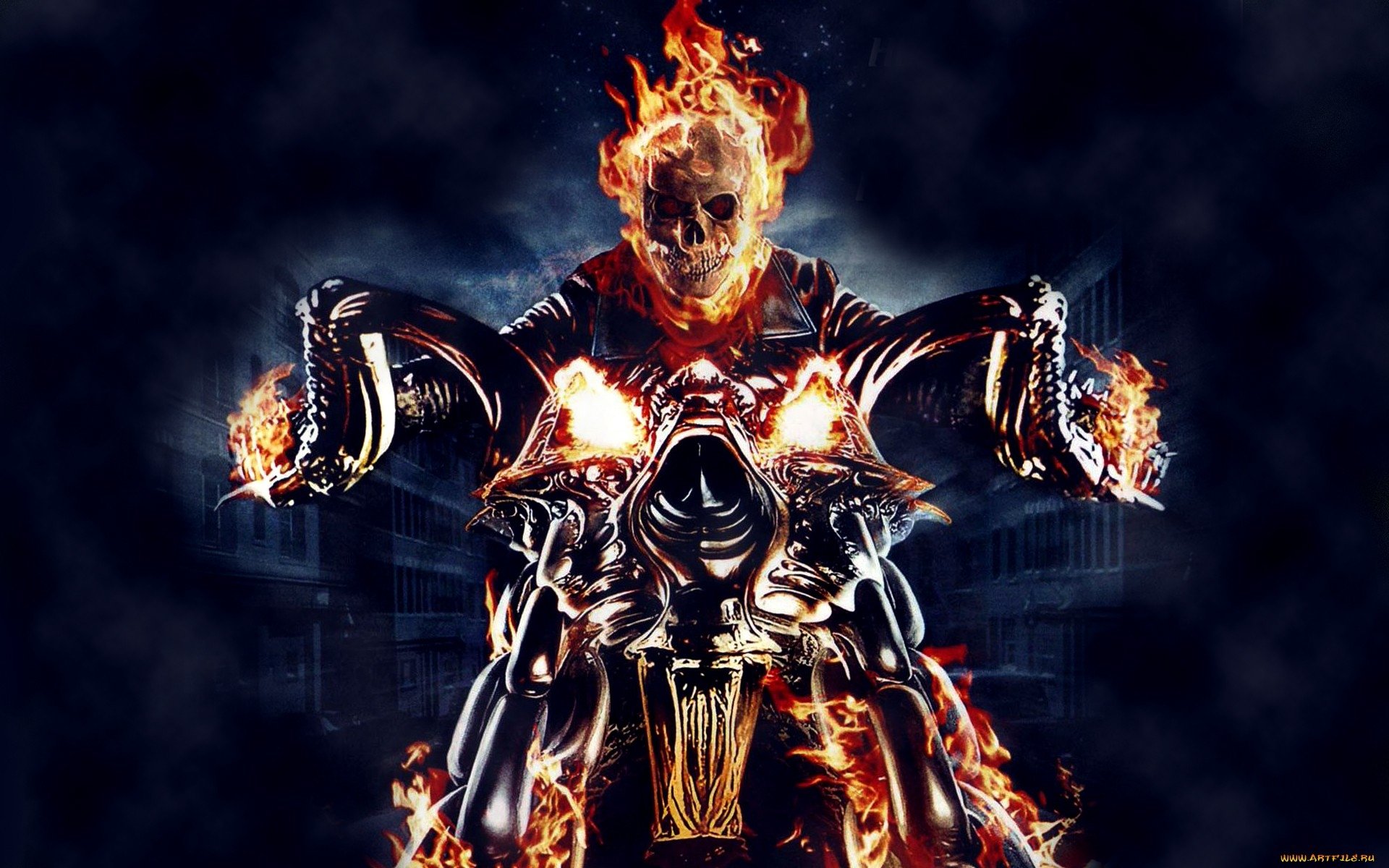 Detail Ghost Rider Hd Wallpaper Nomer 5