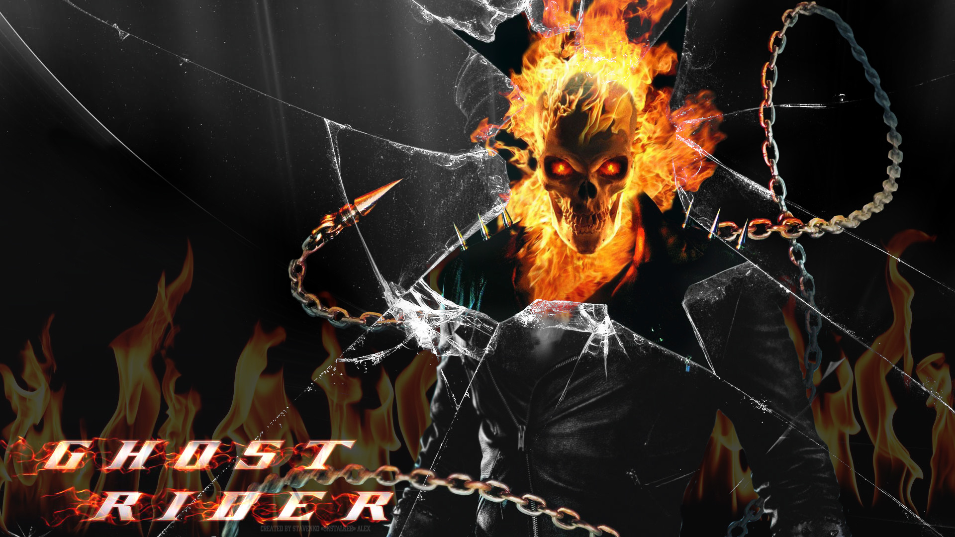 Detail Ghost Rider Hd Wallpaper Nomer 54