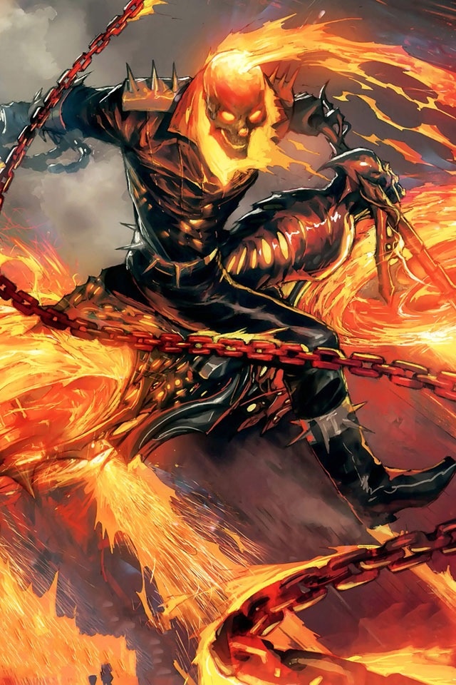 Detail Ghost Rider Hd Wallpaper Nomer 55