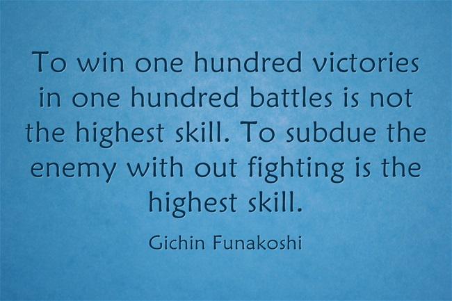 Detail Gichin Funakoshi Quotes Nomer 31