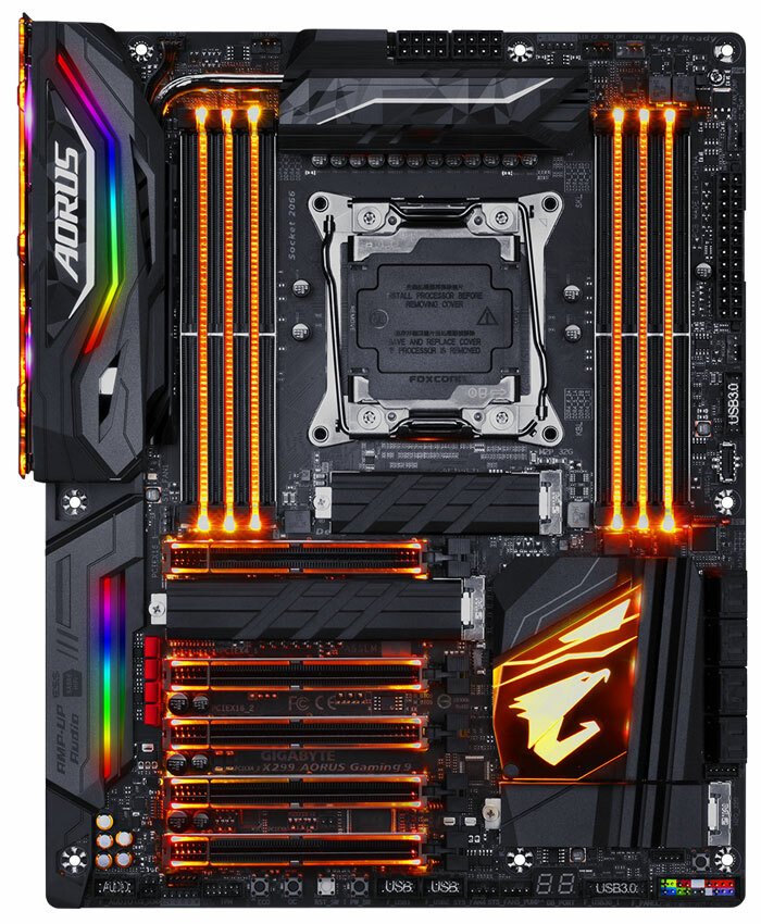 Detail Gigabyte Ga X299 Aorus Gaming 9 Lga 2066 X299 Ddr4 Nomer 2