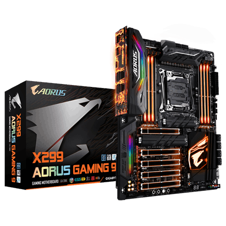 Detail Gigabyte Ga X299 Aorus Gaming 9 Lga 2066 X299 Ddr4 Nomer 3